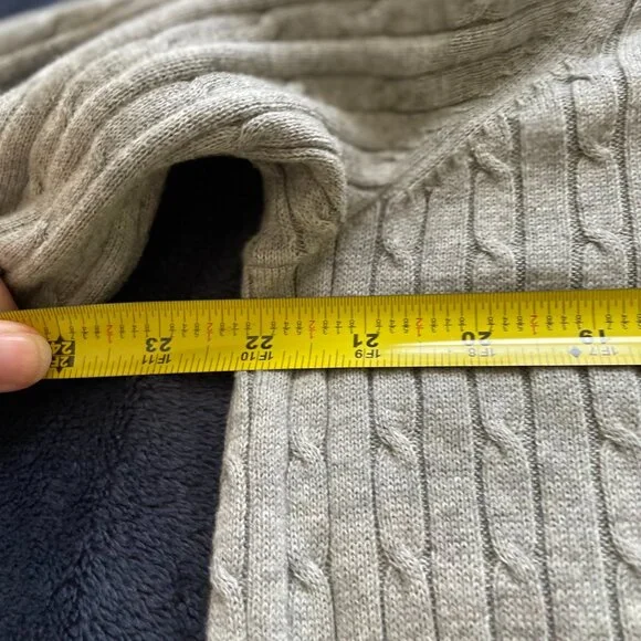 Kim Rogers open front gray cardigan women's size large L long sleeve - Picture 4 of 4